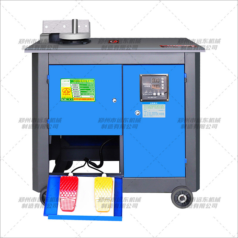 GF20型數控鋼筋彎箍機(圖1) GF20型數控鋼筋彎箍機(圖1)